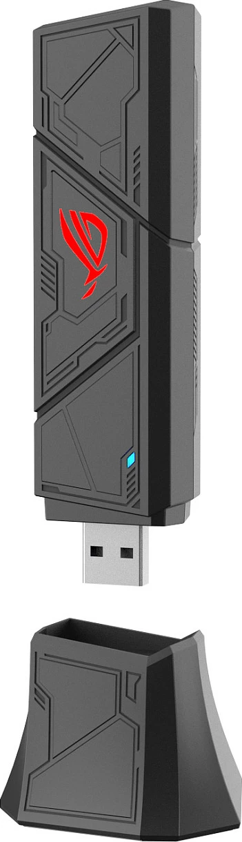 Adapter USB Wi‑Fi ASUS ROG USB-BE92, Wi‑Fi 7 BE6500 tri-band, USB 3.2, i zi