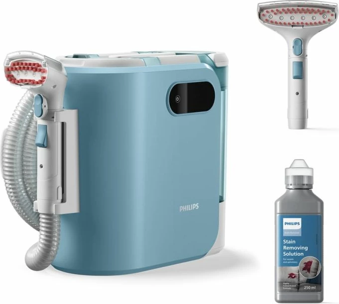 Fshesë me korrent për pastrim të lagësht Philips SporClean 3000 XW3193/11 400W 1.6L Blu e çelët, set