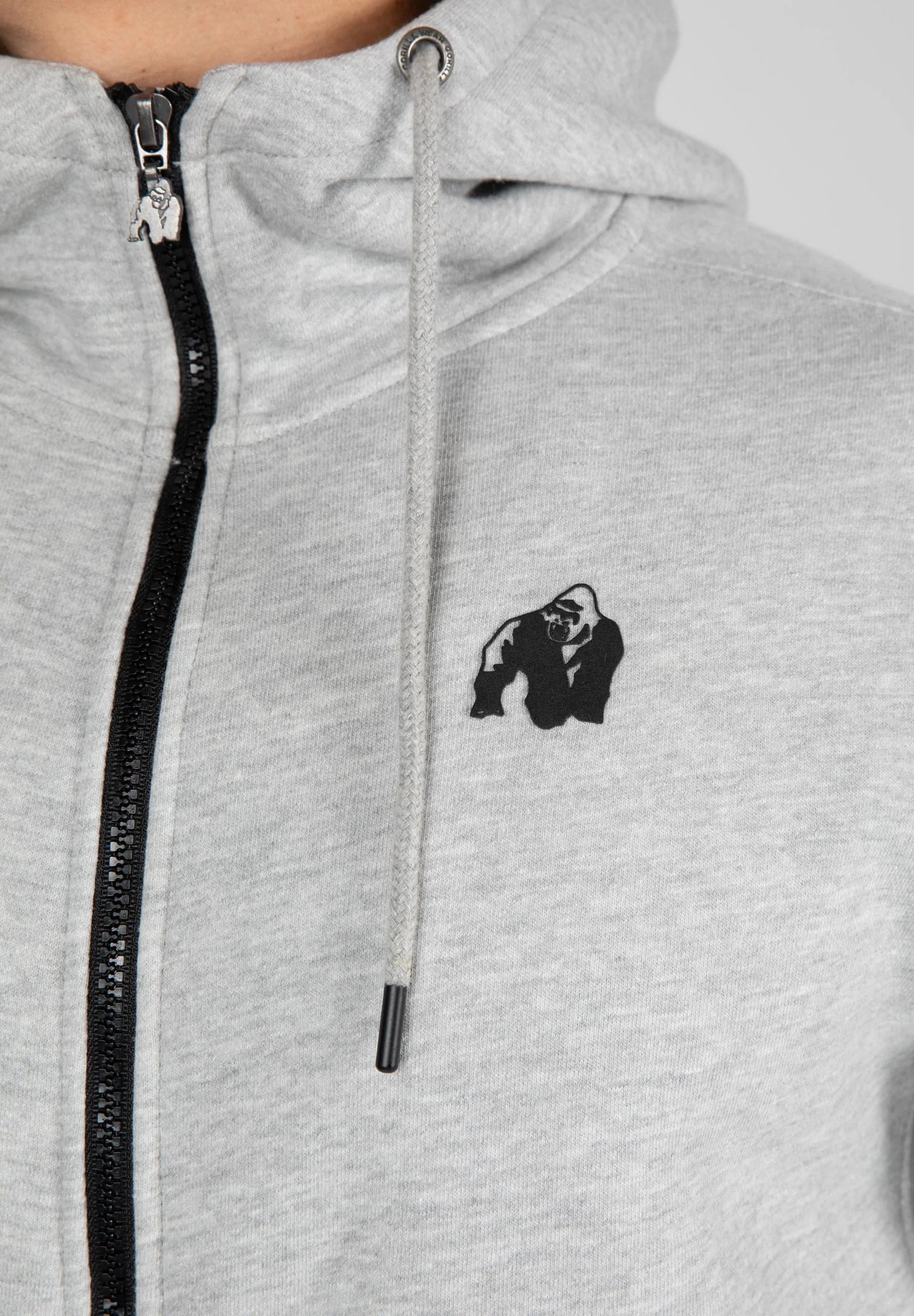 Kennewick Zipped Hoodie - Gray [Madhësia: XL]
