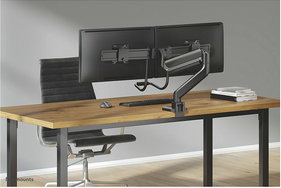 Krah monitori Neomounts DS75-450BL2, Clamp/Grommet, 8 kg, 17"-32", 100 x 100 mm, i zi