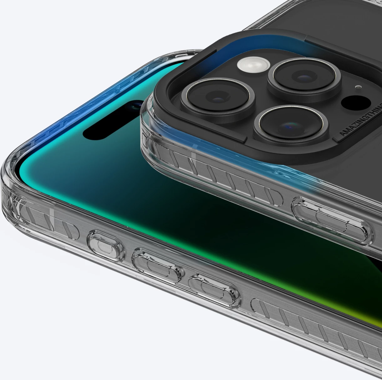 Mbështjellës AmazingThing Titan Pro Mag me unazë magnetike për iPhone 16 Pro Max, zi