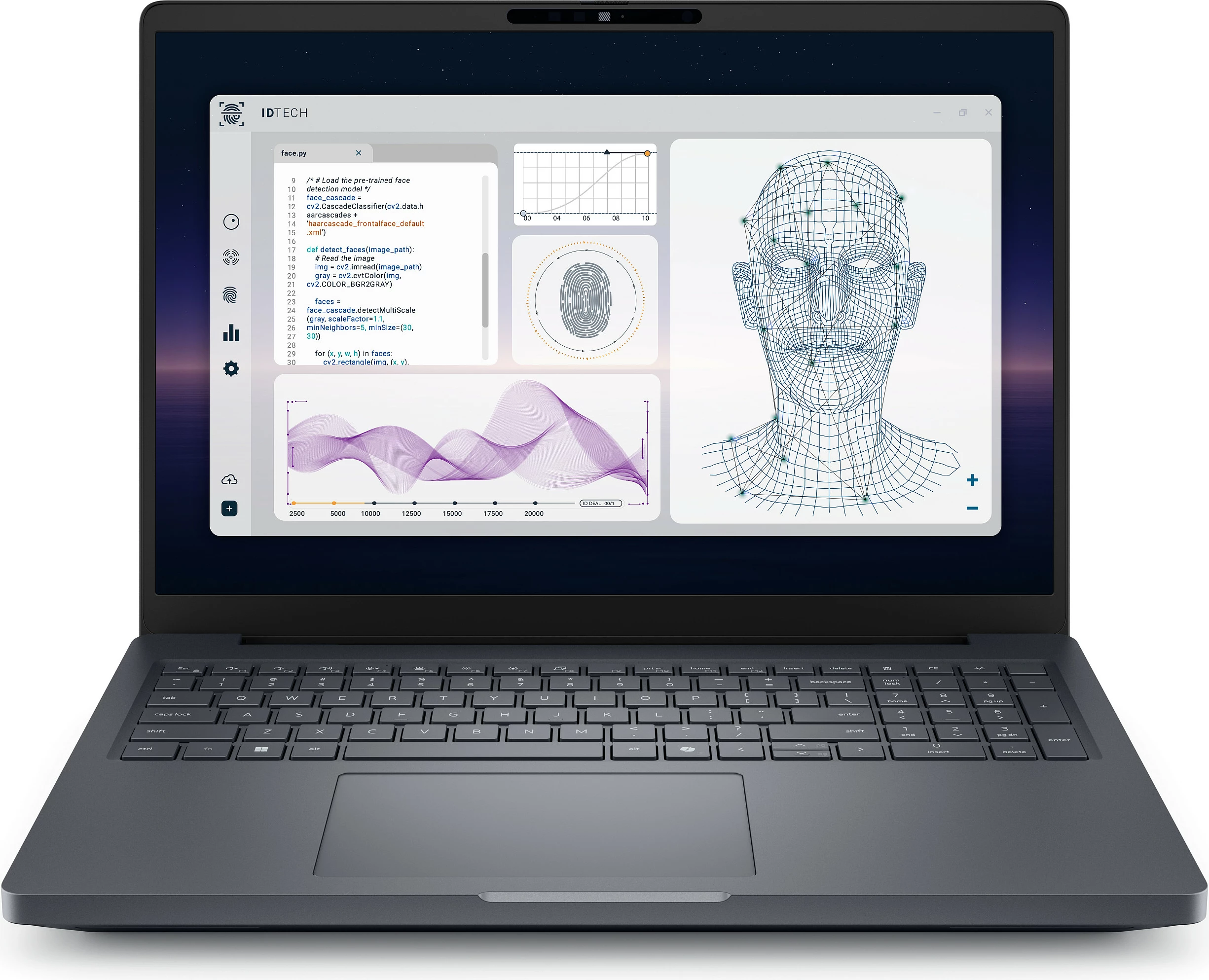 Laptop Dell Pro Max 16 Plus Core Ultra 7 265HX, 32GB RAM, 1TB SSD, RTX PRO 1000 8GB, 16" W11 Pro, Magnetite