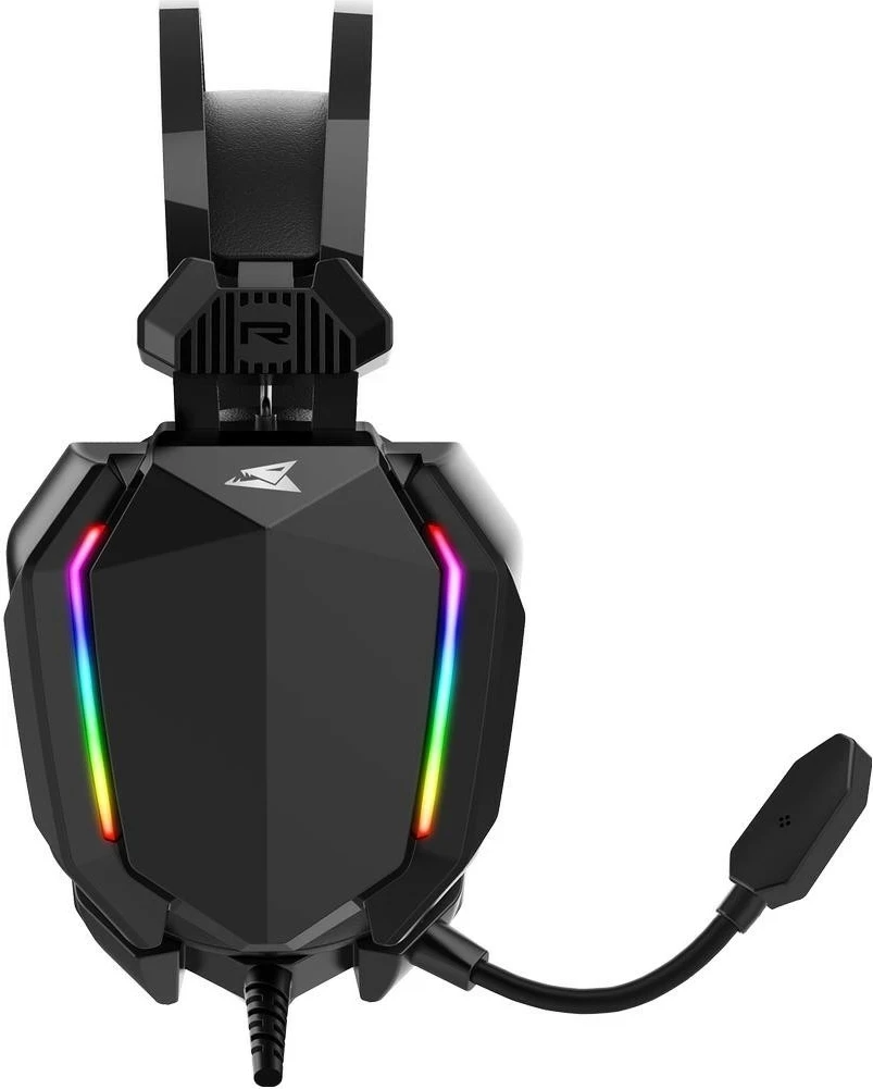 Kufje gaming Baracuda Seagulls RGB, me mikrofon, USB + 2x jack 3.5mm, të zeza