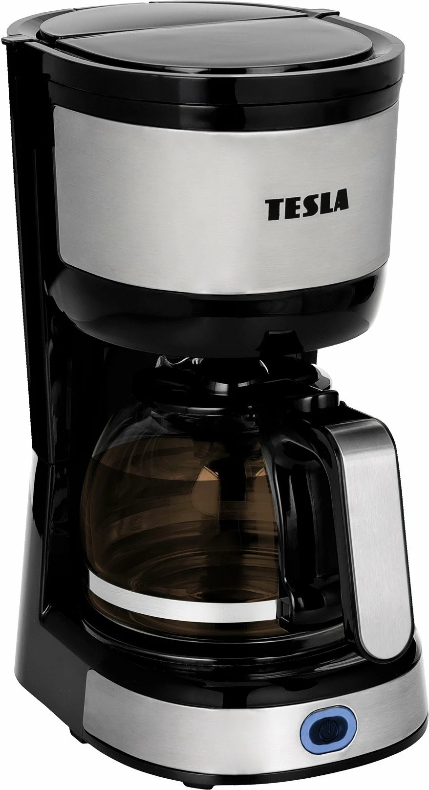 Aparat kafeje me pika Tesla CoffeeMaster ES200 0.63 L 600 W, argjend/zi