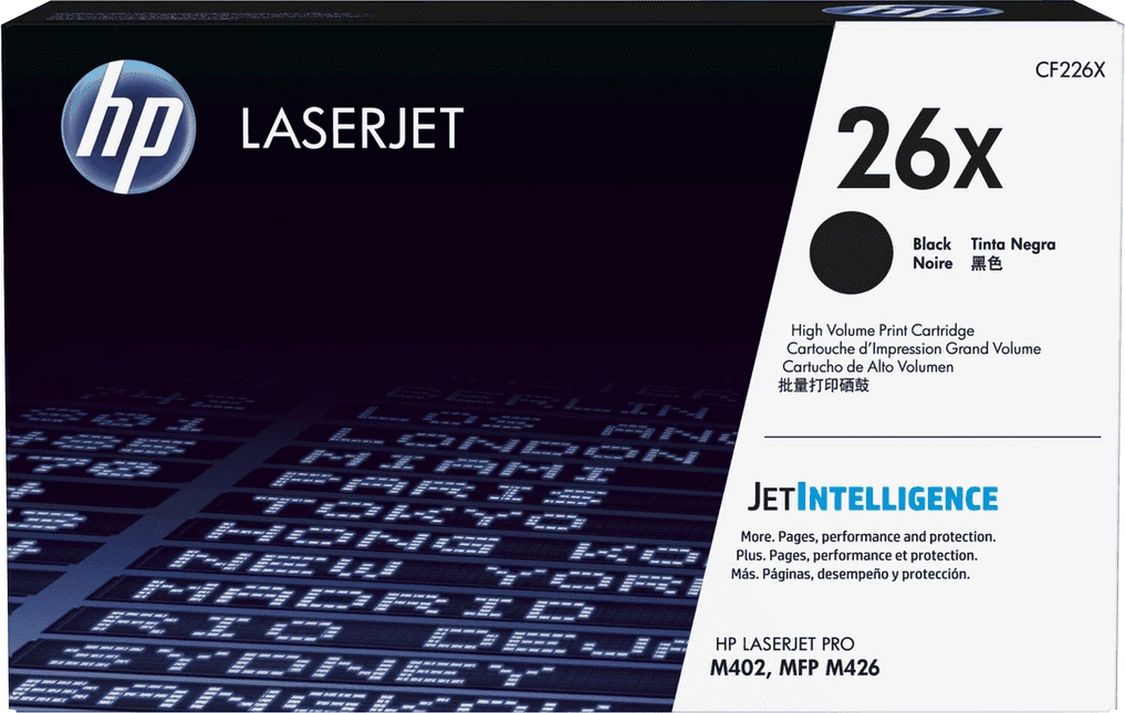 Toner, HP, 26X CF226X, 9000 faqe XL, e zezë