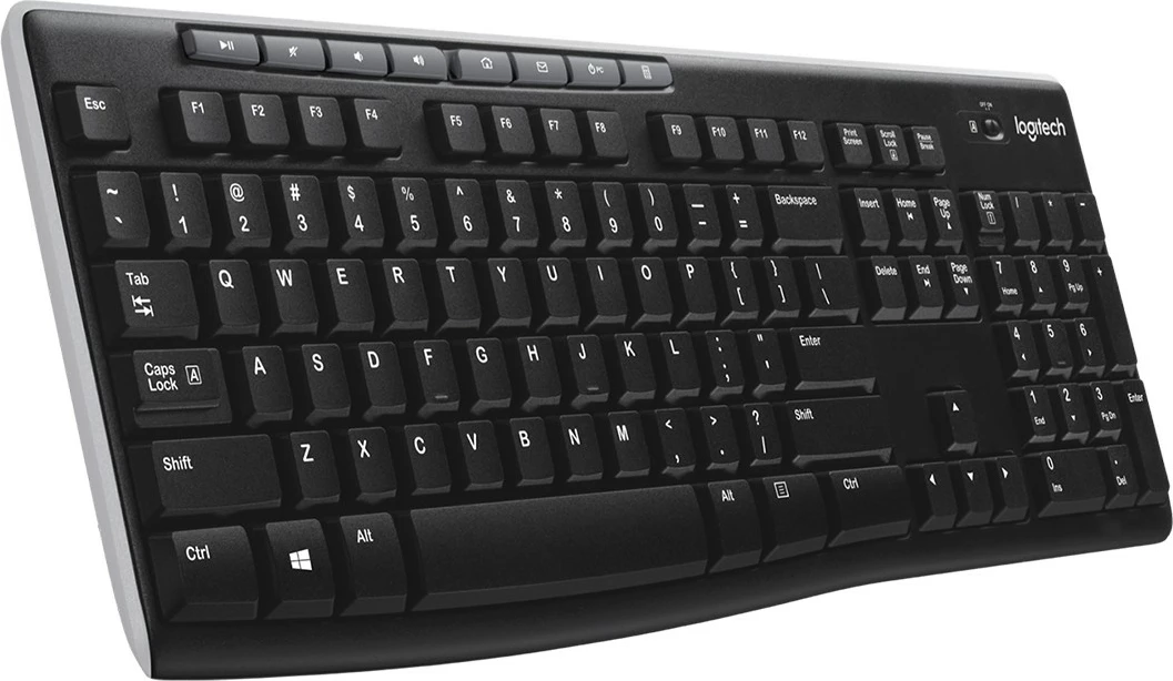 Tastierë pa tela Logitech K270, AZERTY, e zezë