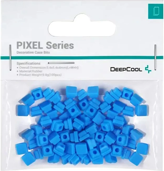 Aksesorë dekorativë për kasë DeepCool PIXEL, 100 copë, Kaltër