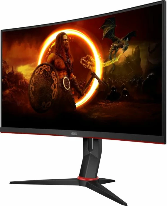 Monitor gaming AOC Agon C27G2Z3 27\" VA FHD 280Hz i lakuar 1500R, zi (BK)