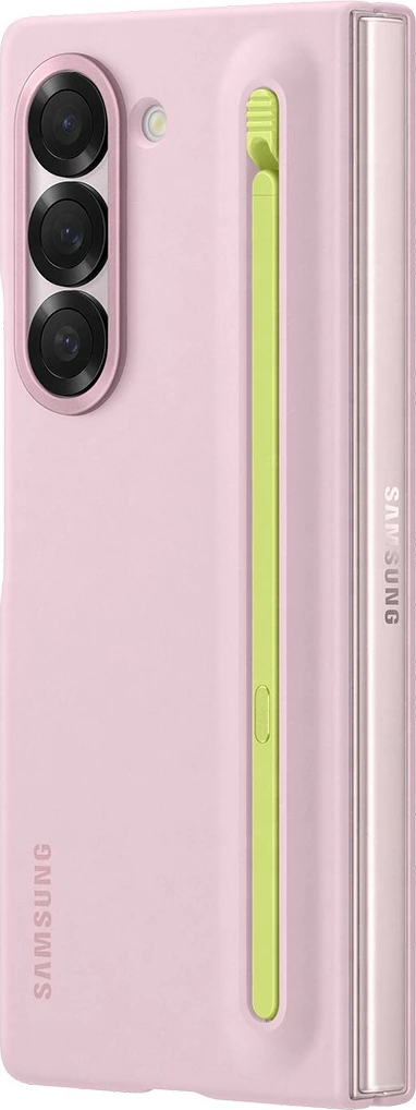 Mbështjellës Samsung Galaxy Z Fold6 Slim S Pen, rozë