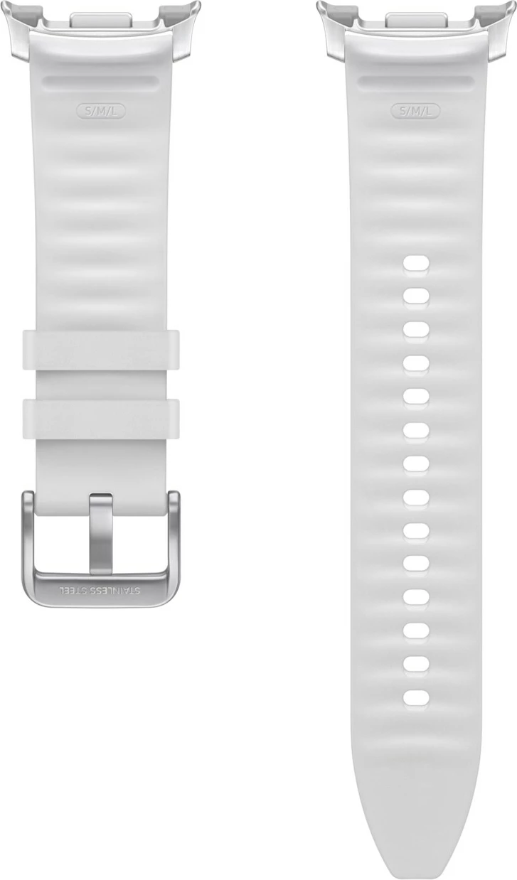 Rrip për Smartwatch Samsung, Hybrid, për Watch8 Classic, S/M & M/L, lëkurë artificiale, e bardhë