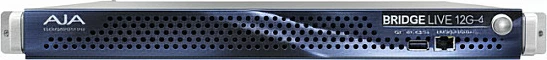 Pajisje bridge/streamimi video AJA BRIDGE LIVE 12G-4, rack 1U, gri