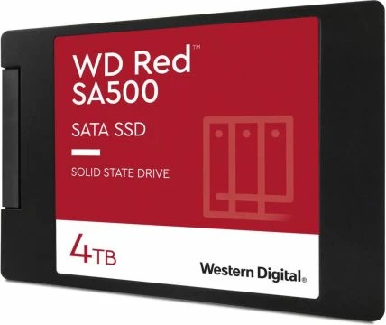 SSD disk SanDisk WD Red SA500 WDS400T2R0A 4TB 2.5\" SATA III 6Gb/s, kuqe/zi