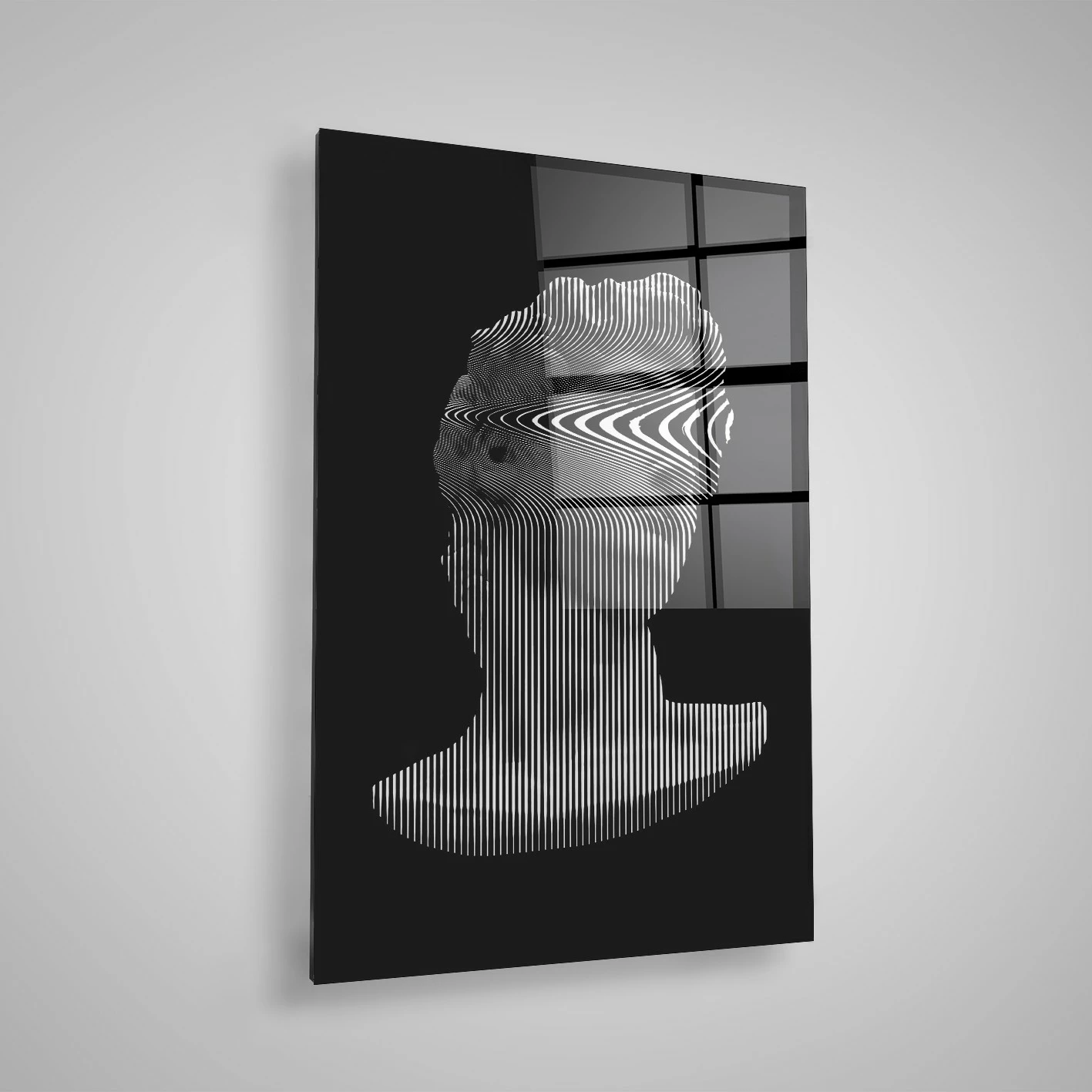 Pikturë dekorative prej xhami të temperuar, Wallity, CAM3758 - 70100