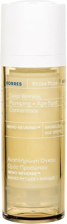 Serum për fytyrë Korres White Pine Deep Wrinkle Plumping + Age Spot Concentrate për femra, 30ml