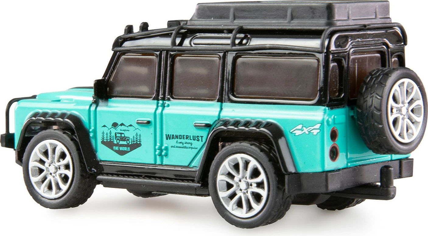 Vetura RC off-road AMEWI 22679, 1:64, 2.4GHz, bateri 150 mAh, drita, e gjelbër