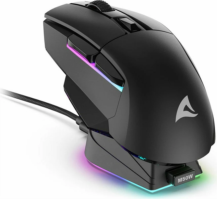 Maus Sharkoon SGM50W, 6400 DPI, i zi