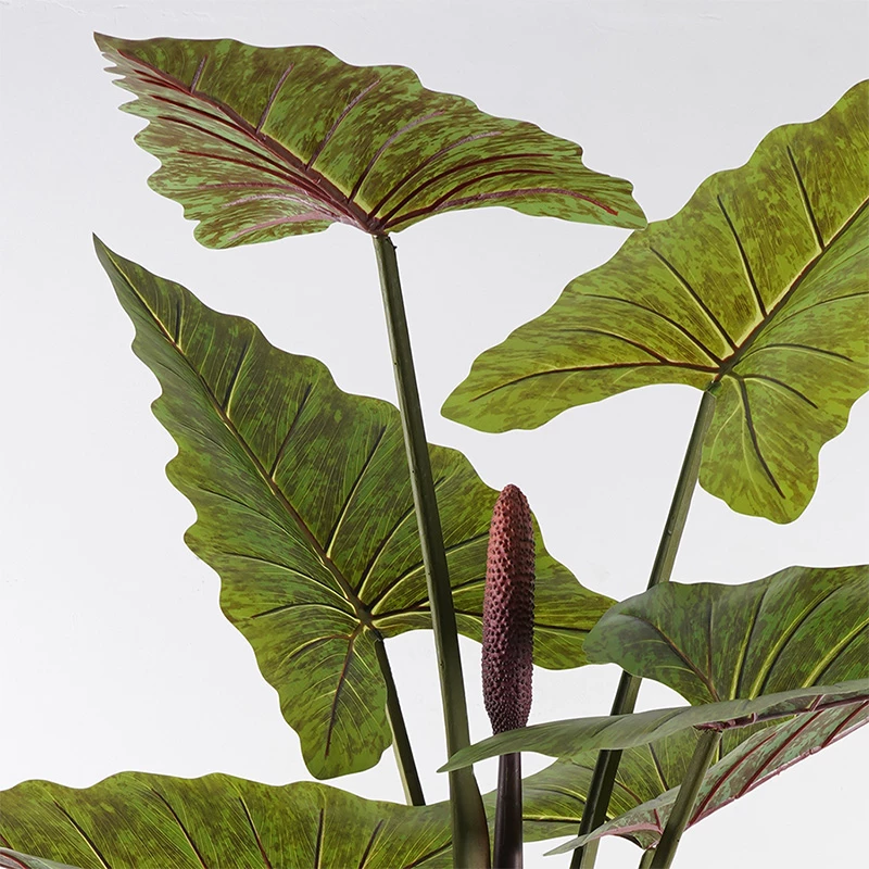 Bimë dekorative në vazo Wentii, ngjyrë e gjelbër, 130x180cm