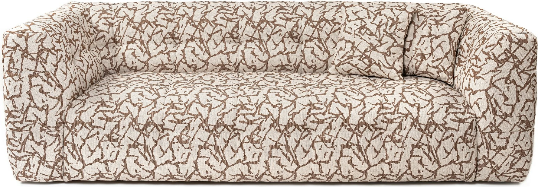 Divan treshe Atelier del Sofa, Cady, ngjyrë tan