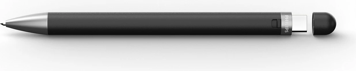 Stilolaps regjistrues Philips VoiceTracer DVT1600, 32GB, USB-C, WAV/PCM, Zi/Argjend