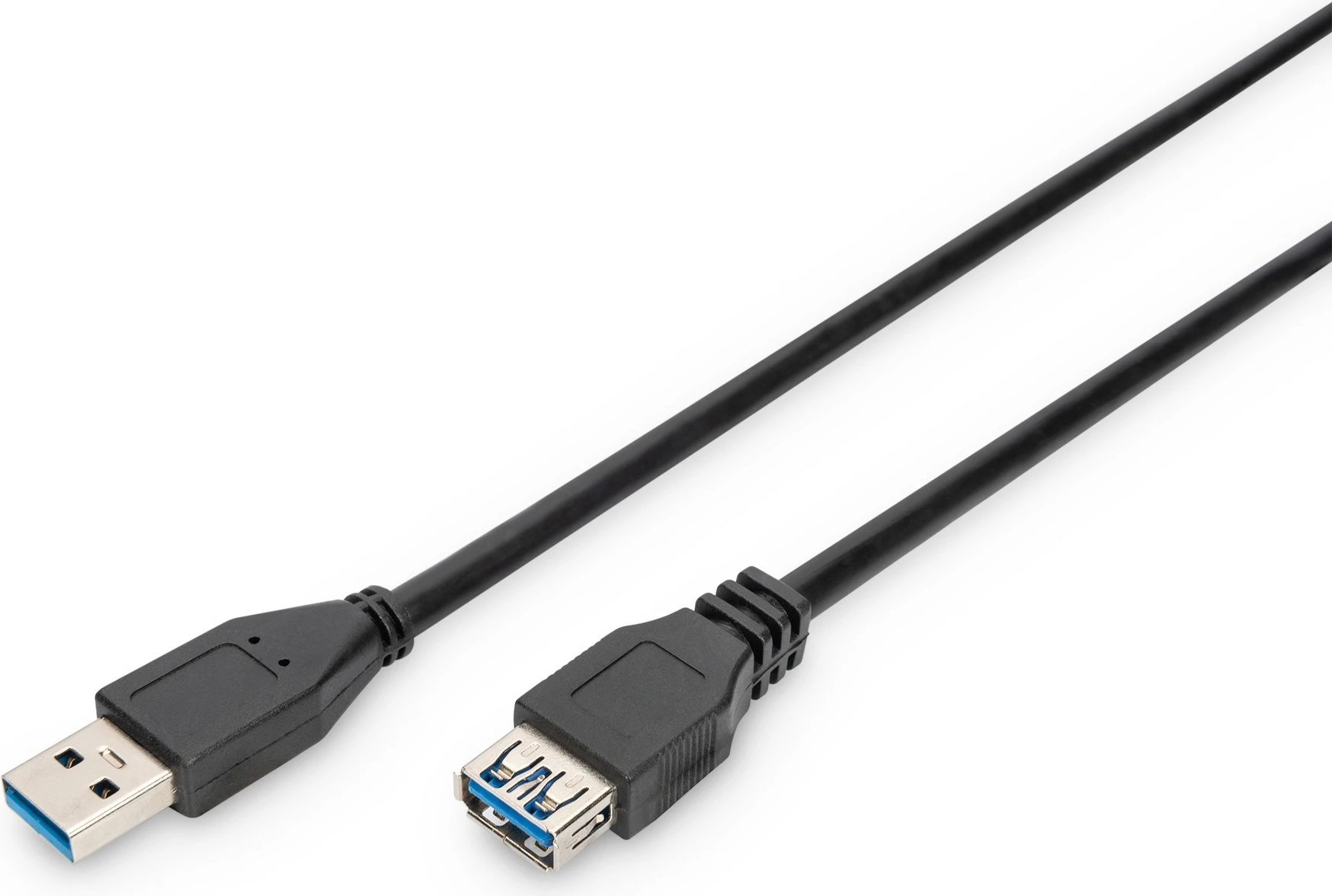 Kabllo USB 3.0 Digitus, 3m, zgjatëse, e zezë