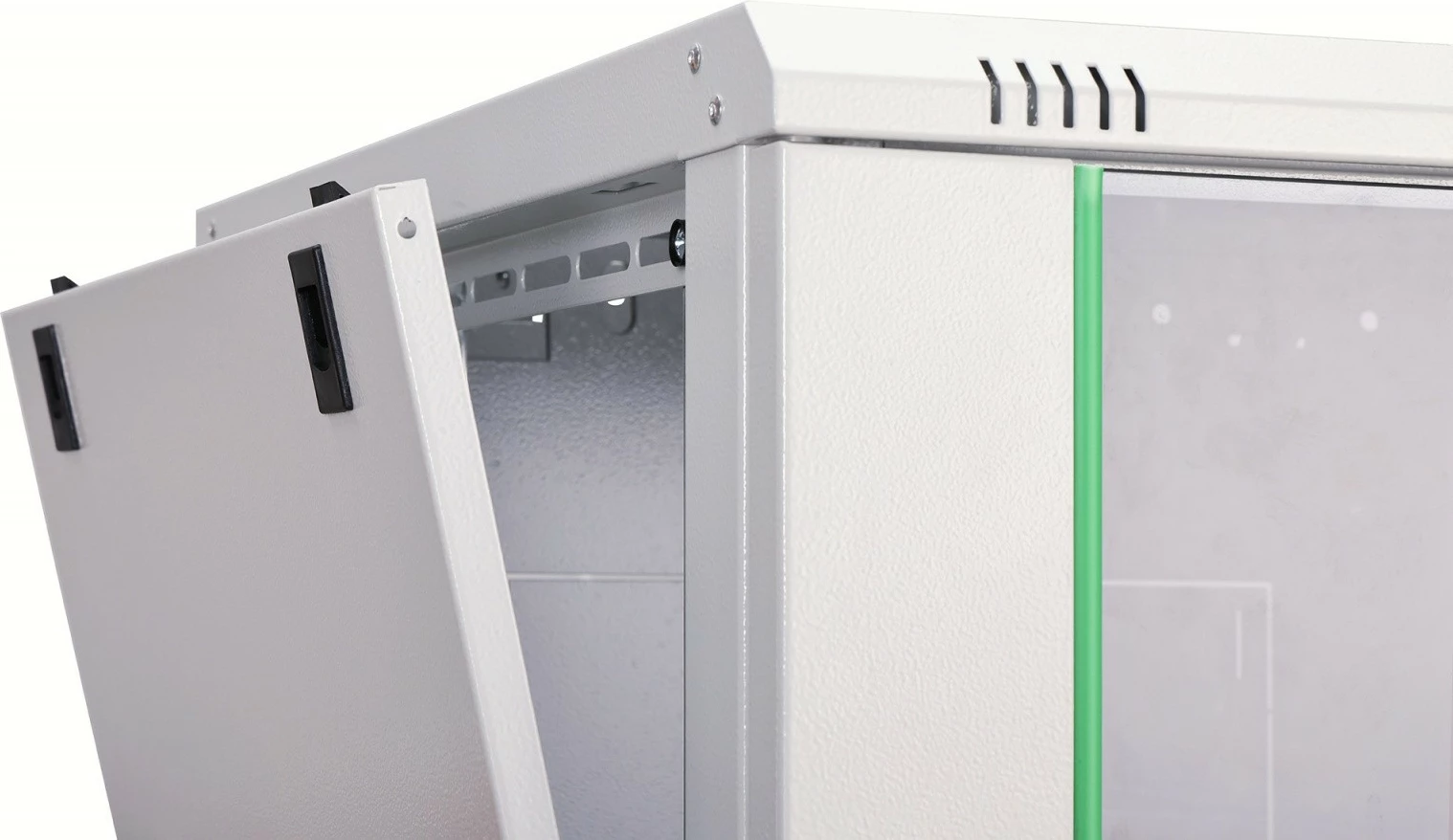 Kabinet rrjeti muror Digitus DN-37106 19" 9U 474x600x600 mm derë xhami IP20 ngarkesë 60 kg i pa-montuar gri