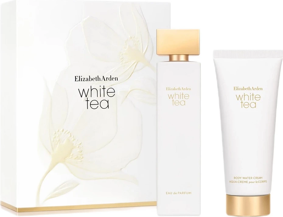Set Eau de Parfum dhe krem për trup Elizabeth Arden White Tea për femra, 100ml + 100ml