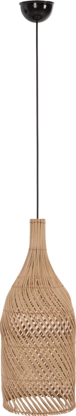 Llambë varëse tavani FH7883 prej ratani natyral, ngjyrë natyrale, Φ34.5x178H cm