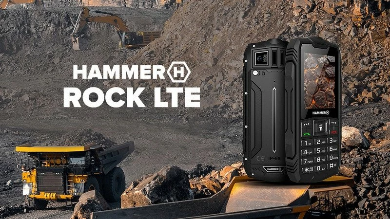 Celular myPhone Hammer Rock LTE 2.4\", Dual SIM, 4G LTE, IP68, bateri 3000 mAh, i zi