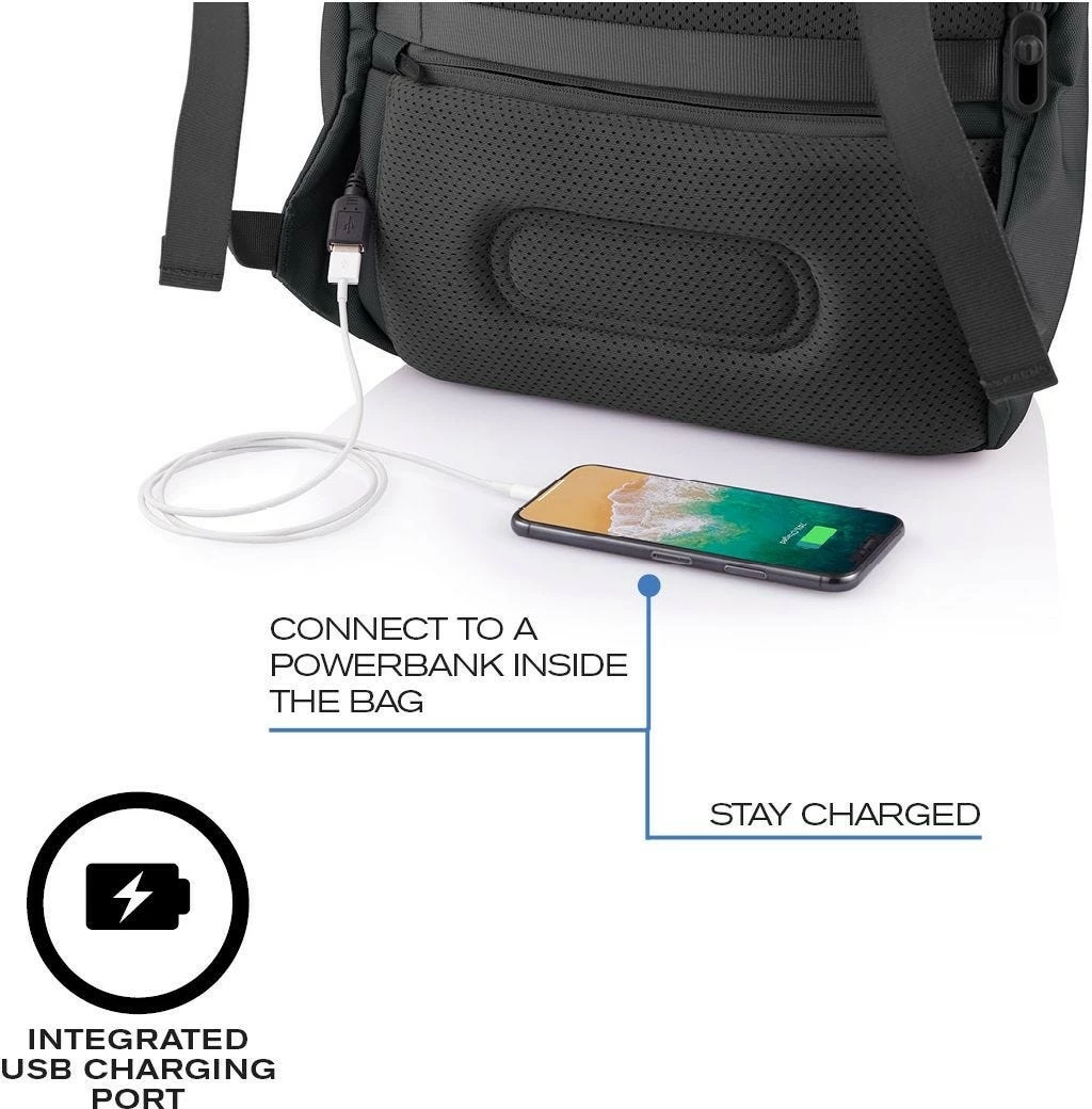 Çantë shpine XD DESIGN BOBBY SOFT, 13-16L, e zezë