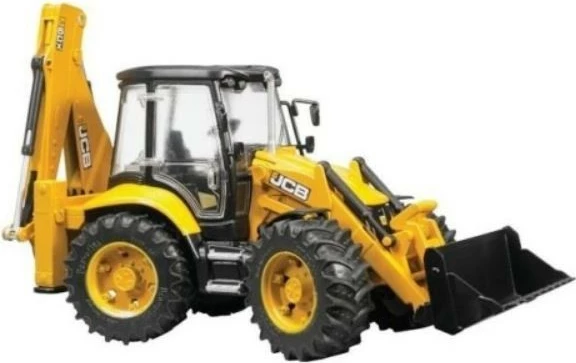 Eskavator-ngarkues lodër BRUDER JCB 5CX eco, 1:16, verdhë/zezë