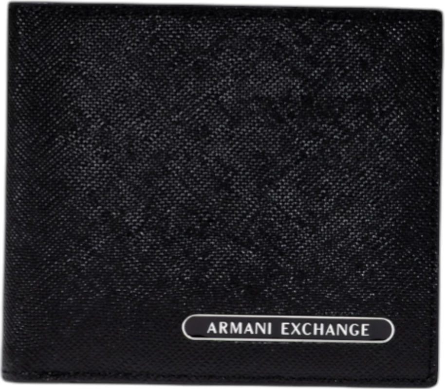 Set portofoli dhe mbajtëse çelësash për meshkuj Armani Exchange XM001275 AF12702, i zi