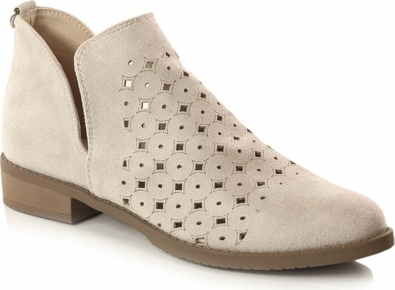 Çizme për femra M.Daszyński, bezhë