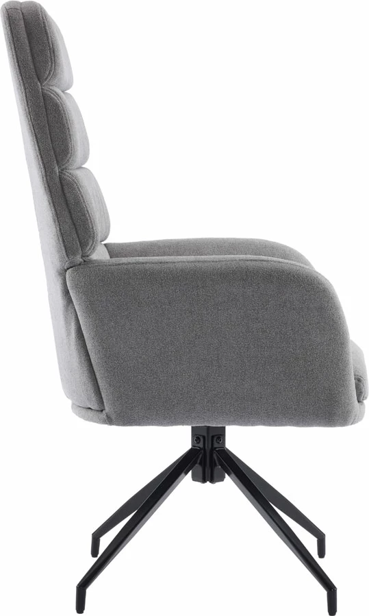 Karrige zyre rrotulluese GIRAR, gri, 70x69.5x113 cm