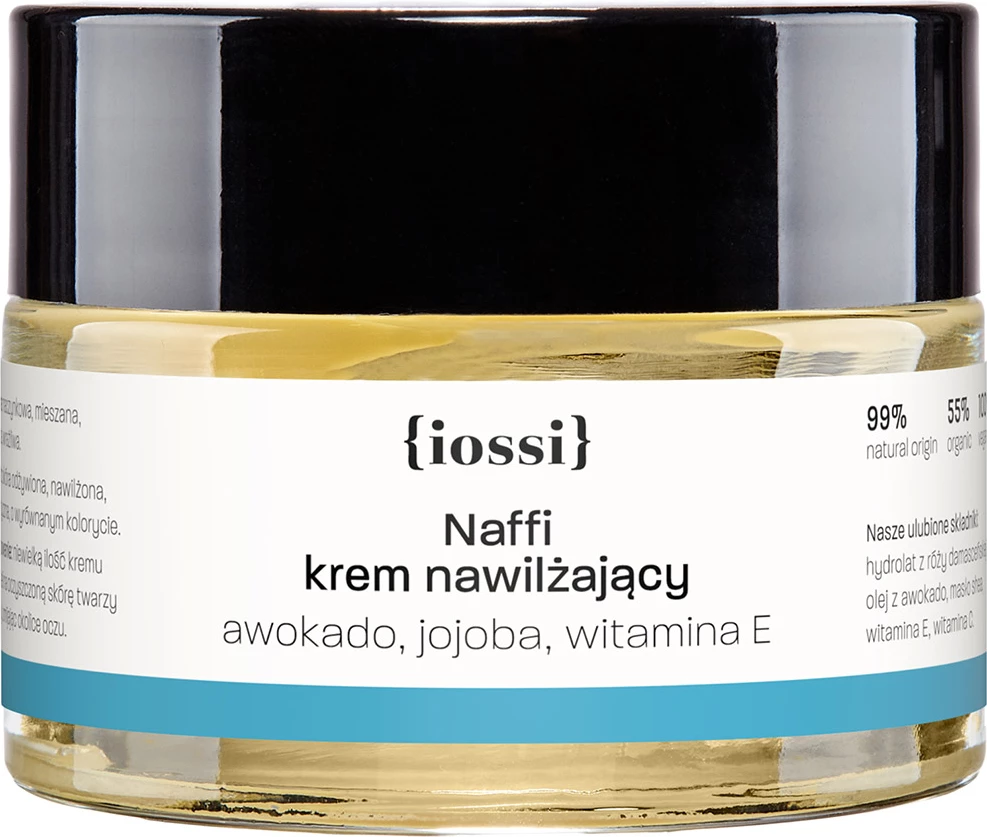 Krem fytyre hidratues Iossi Naffi me avokado dhe vaj jojoba, 50ml