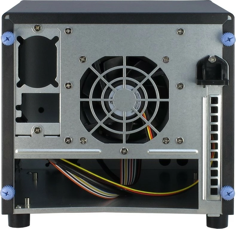 Kasë Inter-Tech IPC SC-4100 NAS, Mini-ITX, 4x 3.5"/2.5", rack 1U, e zezë