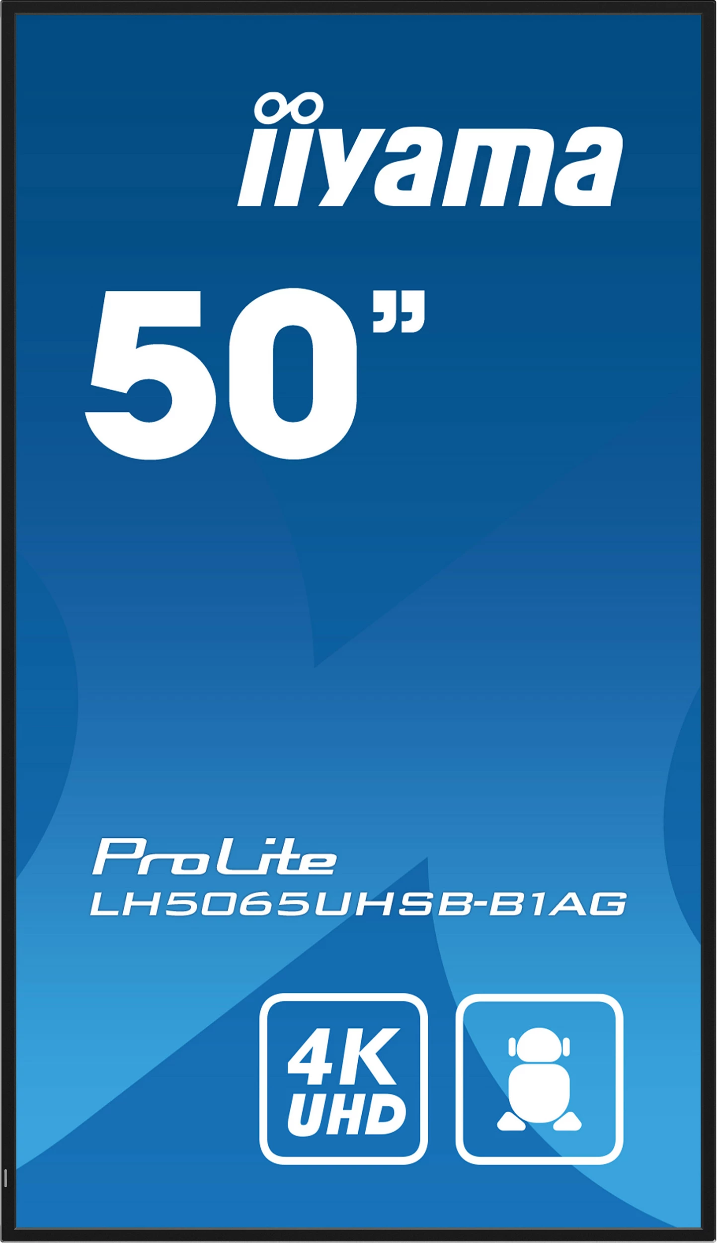 Monitor iiyama ProLite LH5065UHSB-B1AG 50 inç, 4K UHD, Wi-Fi, i zi