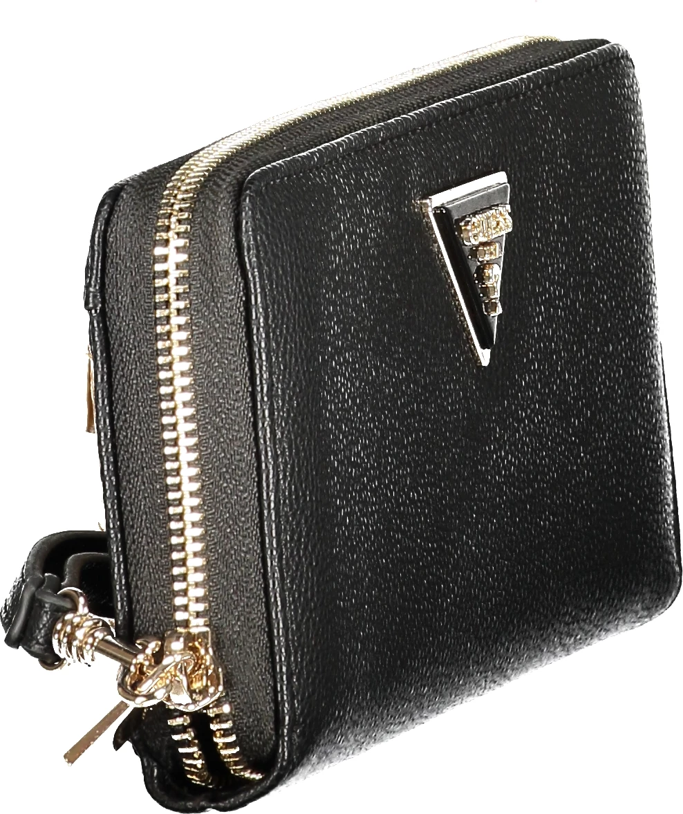 Portofol GUESS JEANS Laurel II SLG Wallet femra, e zezë