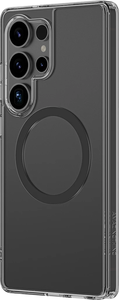 Mbështjellës AmazingThing Minimal Mag me unazë magnetike për Samsung Galaxy S25 Ultra, i zi