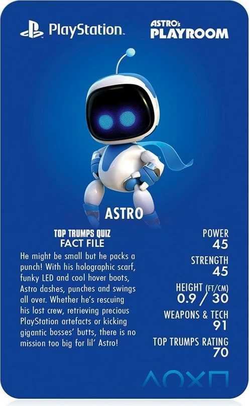 Lojë me letra Top Trumps Limited Edition PlayStation, set 30 karta, blu