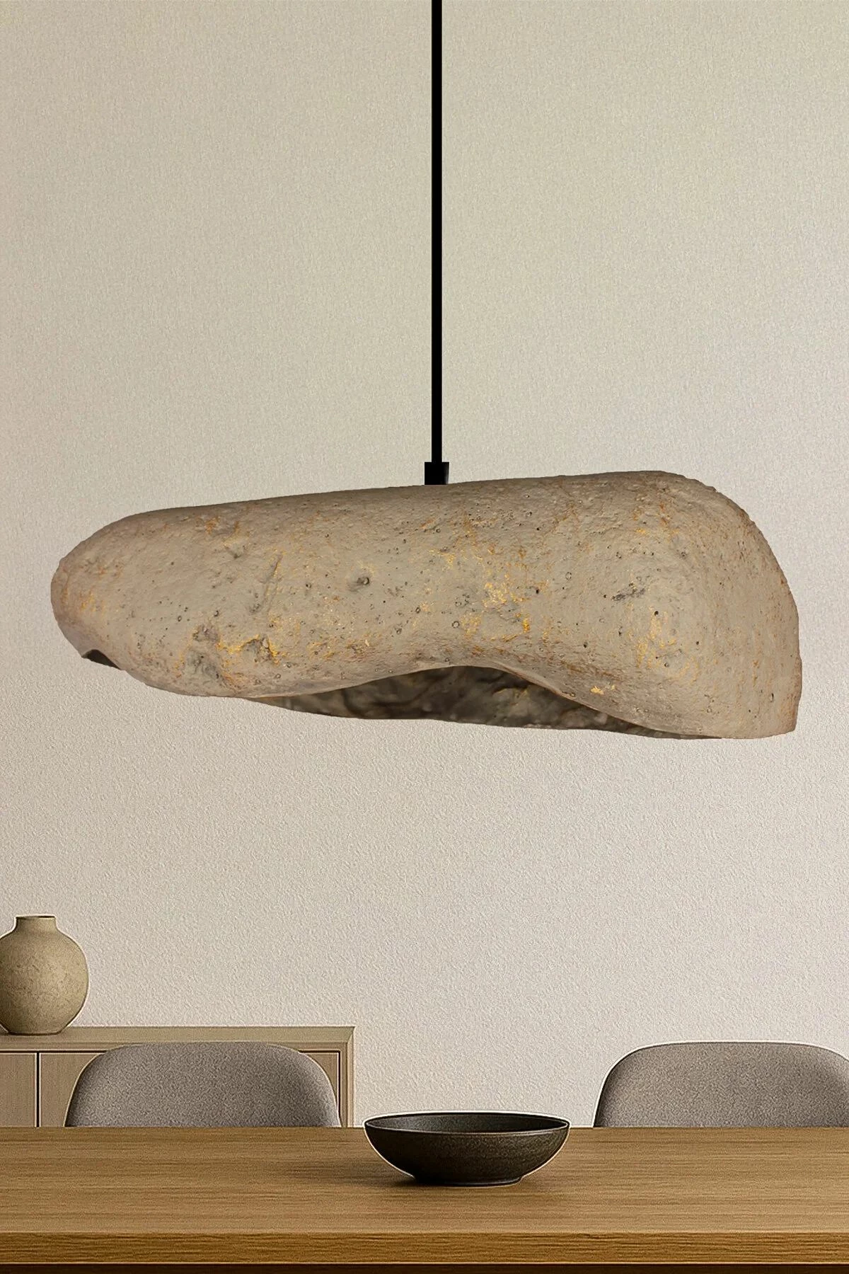 Llambë tavani Opviq, BK219, metal, kapak betoni, gri/zi