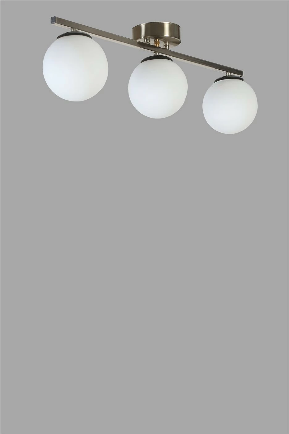 Llambë tavani Opviq, Yeni Can 3 llampa, krom mat, gotë e bardhë
