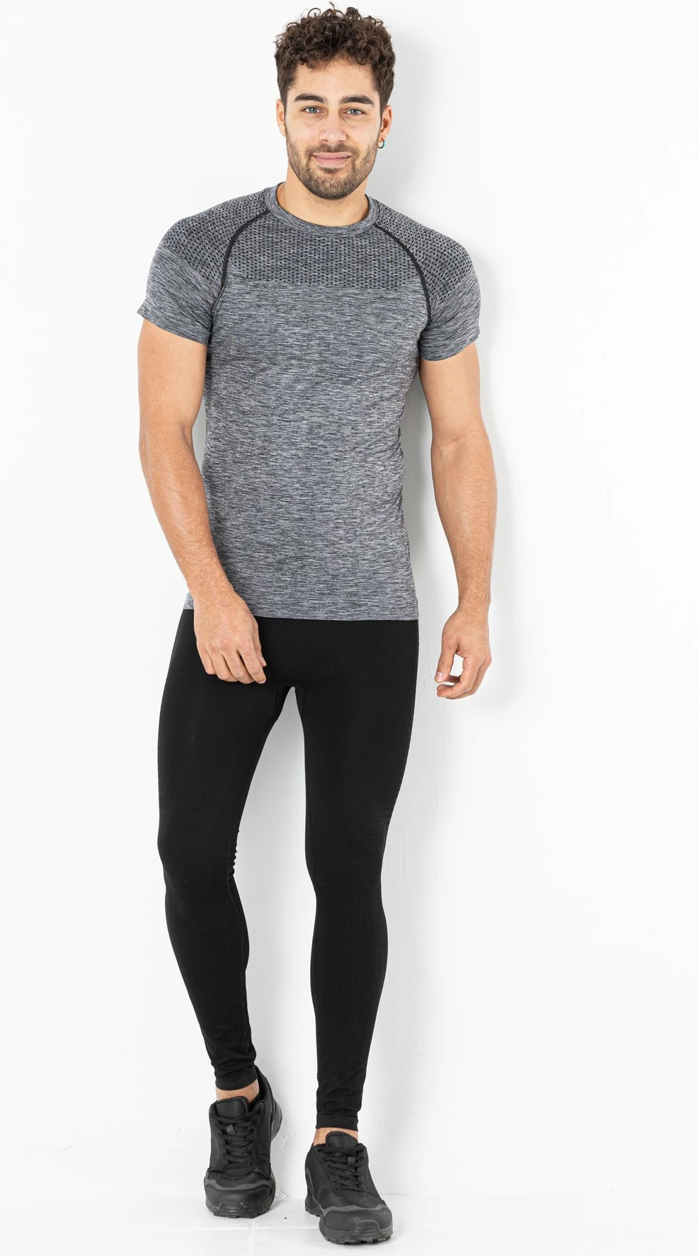 Bluzë sportive për meshkuj Jumeon, 001-001353001, ngjyrë gri