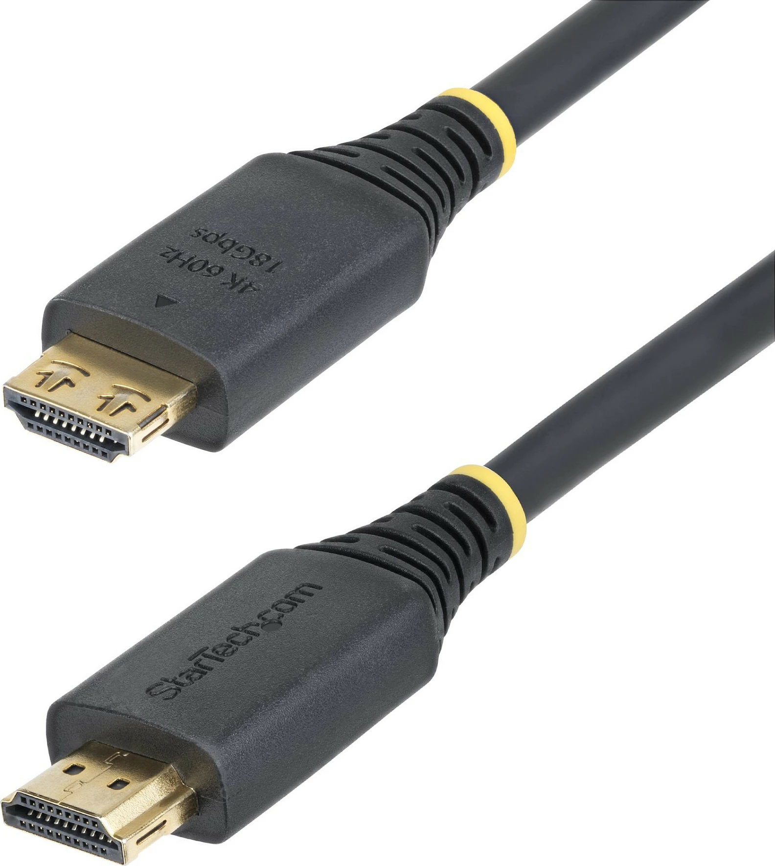 Kabllo HDMI StarTech High Speed 5m, 4K 60Hz, 18Gbps, HDR10, ARC, e zezë