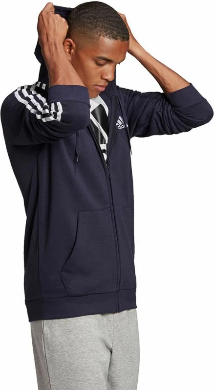 Duks me kapuç adidas për meshkuj, blu marin [Madhësia: S]