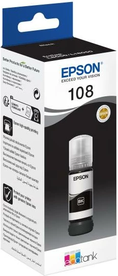 Bojë printeri Epson 108 (C13T09C14A) 70 ml, e zezë