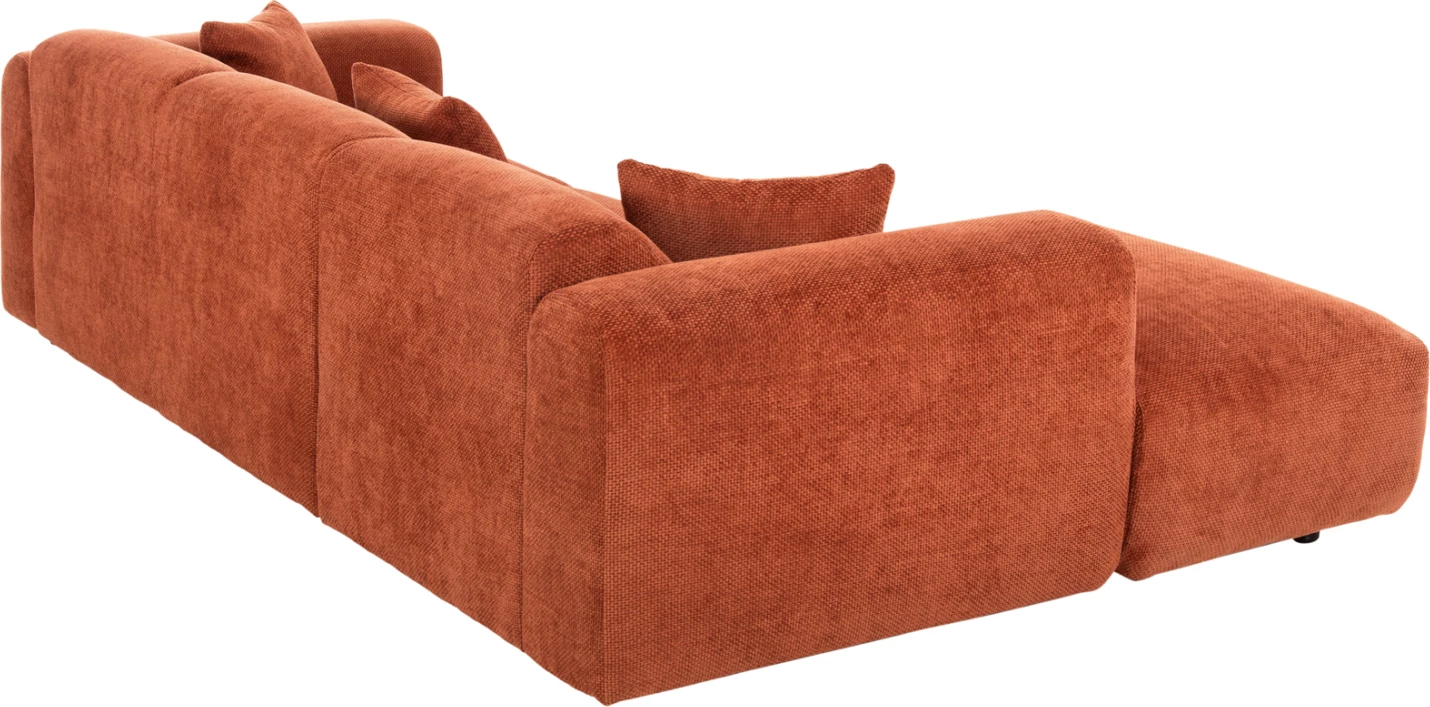 Divan qoshe majtas, BRICKEN, FH3275.03L, ngjyrë tulle, 110-282x98-160x72H cm
