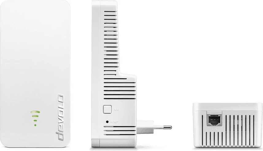Ripiter WiFi Devolo WiFi 6 Repeater 3000, dual-band 2.4/5 GHz, 574/2402 Mbit/s, Gigabit LAN, i bardhë