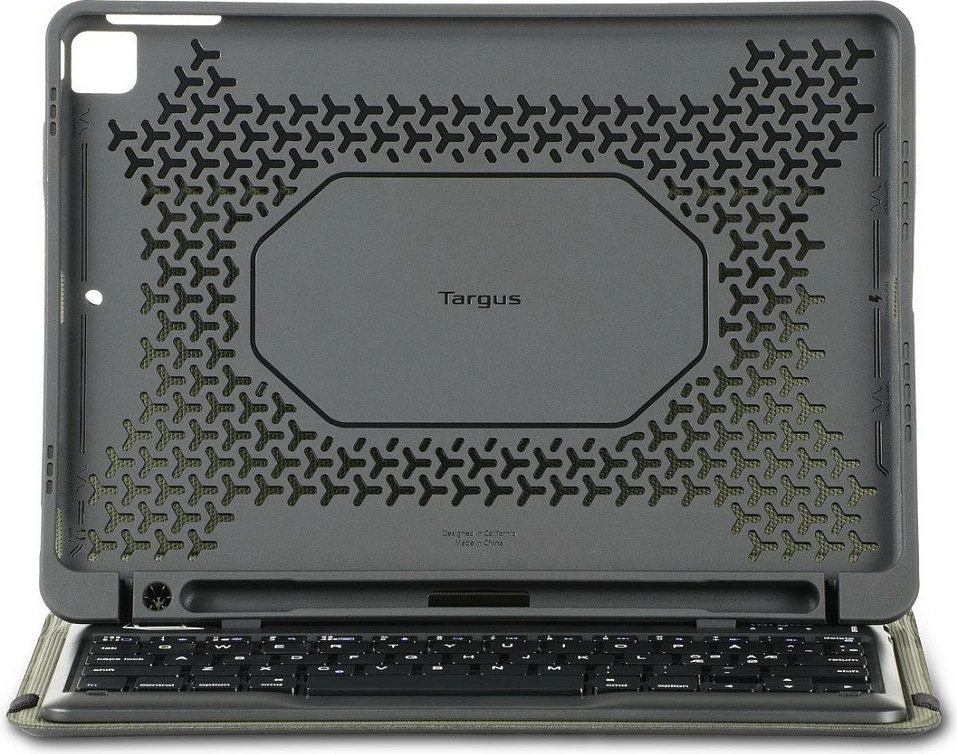 Mbështjellës folio me tastierë Targus THZ891DE Pro-Tek Education për iPad 10.2" (7/8 Gen), Bluetooth, i zi