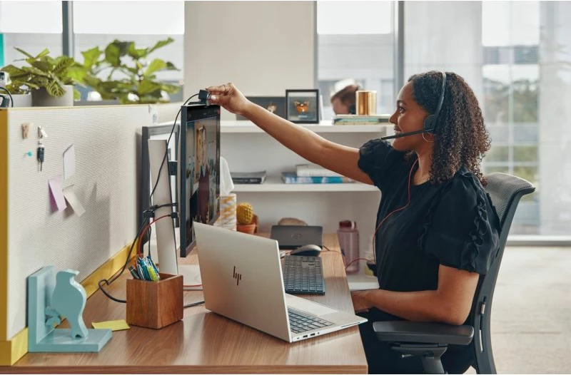 Kufje stereo Yakimasport Blackwire 3225 USB-C me mikrofon, të zeza