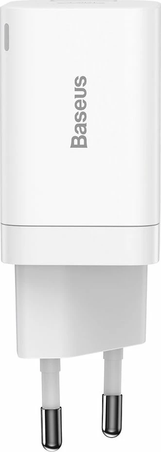 Karikues rrjeti Baseus Super Si Pro CCSUPP-E02 30W PD/QC, 1x USB-A + 1x USB-C, 3A, i bardhë
